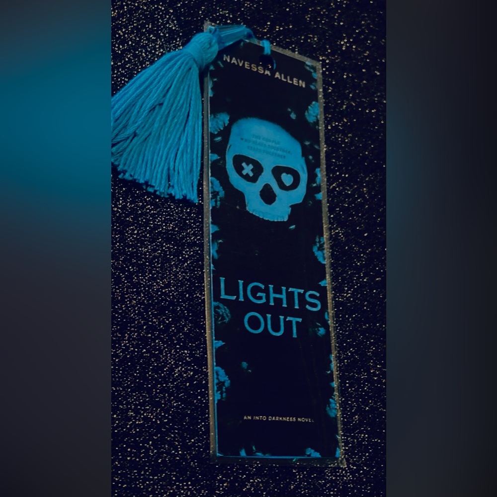 Light out bookmark Bookmark with Tassel